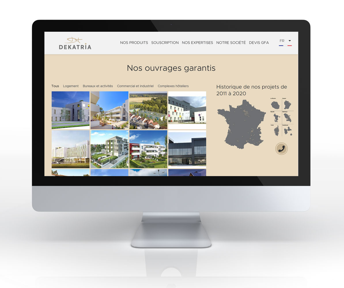 Dekatria – Presentation Website