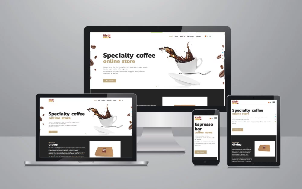 Kisbi Coffee – Site eCommerce
